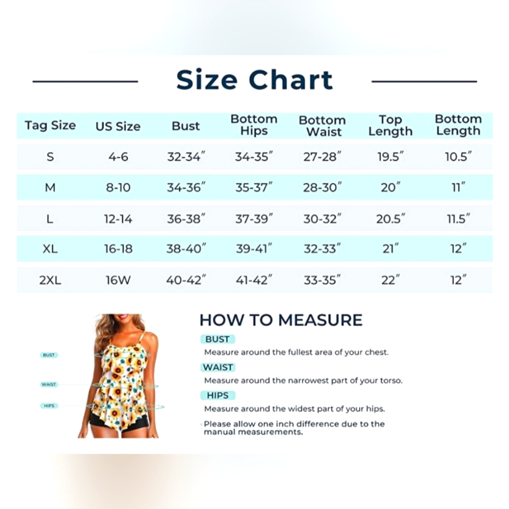 Plus Size Ruffle Layered Tankini - Picture 10 of 13